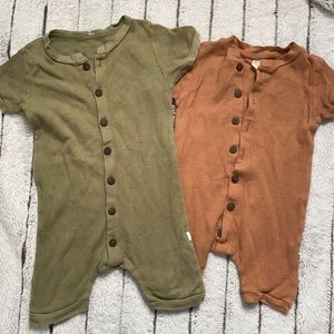 Nui Organic unisex onesie rompers